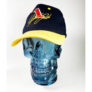VTG New Nascar Steve Park Dad Hat Snapback‎ #1 Racing Motorsports Black Yellow